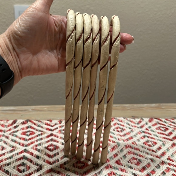 Rustic Candy Canes Set of 6 - Picture 2 of 6